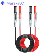 2PCS Multimetro Test Cavi 4mm Spina Banana 1000V 15A Morbido Flessibile Test Filo