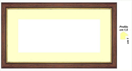Cornice legno noce - cornice, filo