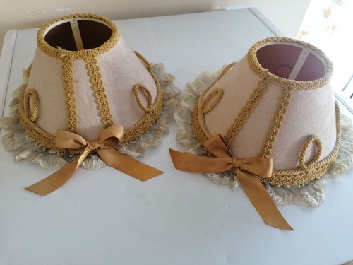 Vintage coppia paralumi - vintage,