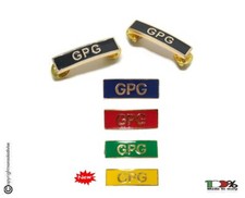Coppia Spille da Spallina Guardia Particolare Giurata G.P.G. GPG Blu Verde Rosse