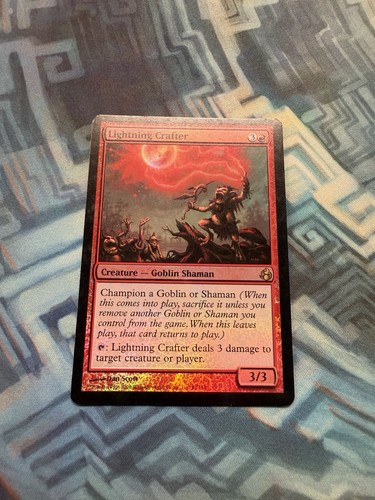 Mtg foil lightning crafter - lightning,