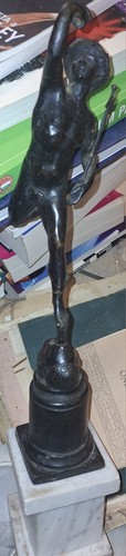 Scultura bronzo antica - scultura, in