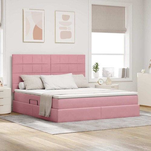 Letto con contenitore led - letto,
