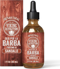 - Olio Barba Uomo - Oli Di Argan & Jojoba Naturali - Ammorbidisce, Liscio & Raff