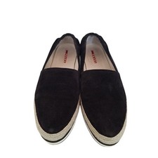 Sneakers basse Prada donna nere scamosciate slip-on taglia 40 calzature donna
