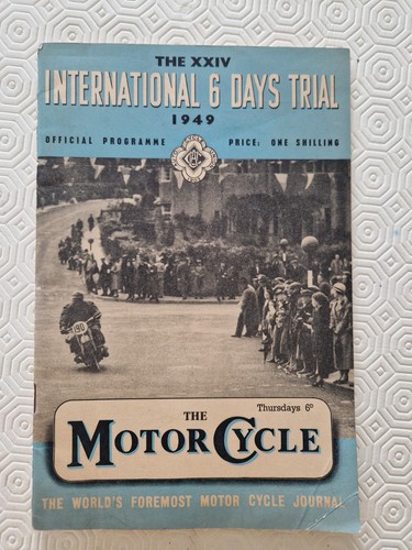 1949 libretto gara moto - libretto,