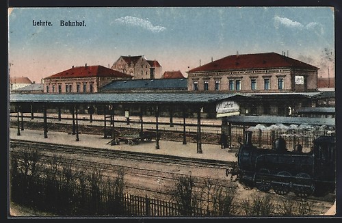 Cartolina lehrte stazione - cartolina, lehrte,