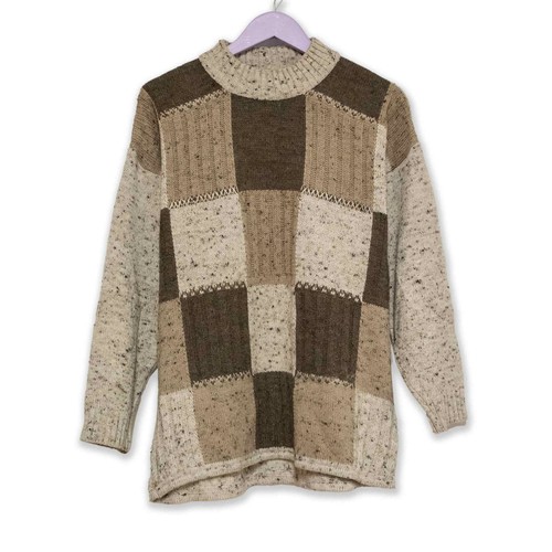 Maglione vintage quadri - maglione, a