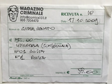 (Cam) MAGAZINO CRIMINALE ricevuta con timbro MARTIN MYSTERE Raro 2009