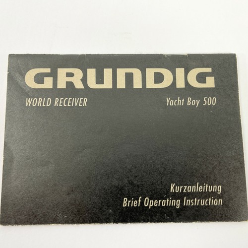 Grundig world receiver - grundig,