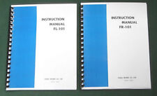 Yaesu FR-101 / FL-101 Manuali