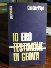 IO ERO TESTIMONE DI GEOVA -