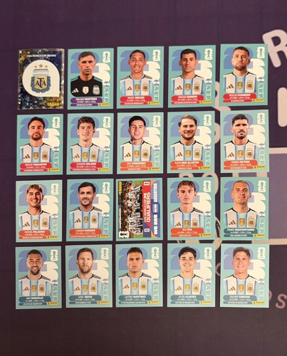 Complete set team argentina - set,