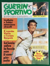 GUERIN SPORTIVO 1975 n 2 , GIGI RIVA CAGLIARI MANTOVA GIAGNONI