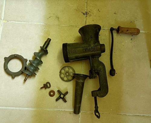 Tritacarne manuale vintage - tritacarne,