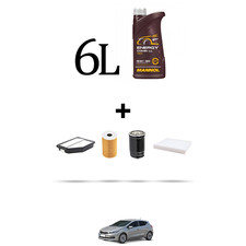 HOFFCAR Kit tagliando 4 FILTRI