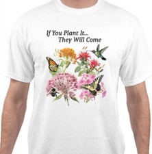 T-shirt bianca pianta nativa e