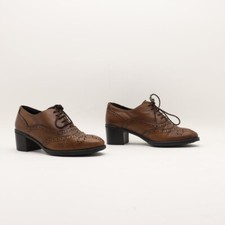 Scarpa Stringata FRAU Usate Basse Numero EU 36 (Cod.CS1413) In Pelle Marrone