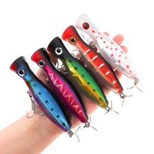 Esca da Pesca Popper Occhi 3D