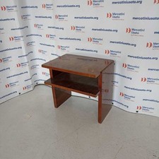 Mobiletto Dattilo Art Déco Legno Lastronato Italia Inizio 900 Originale
