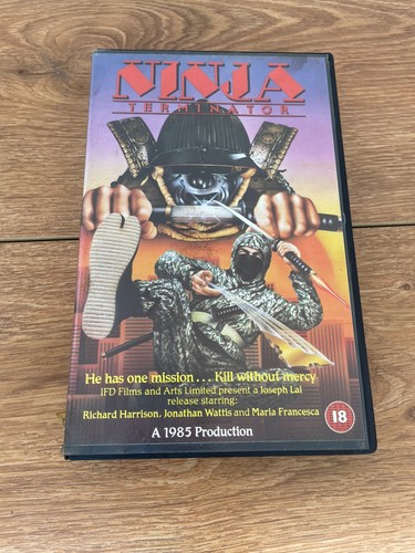 Ninja terminator vhs pal - ninja,