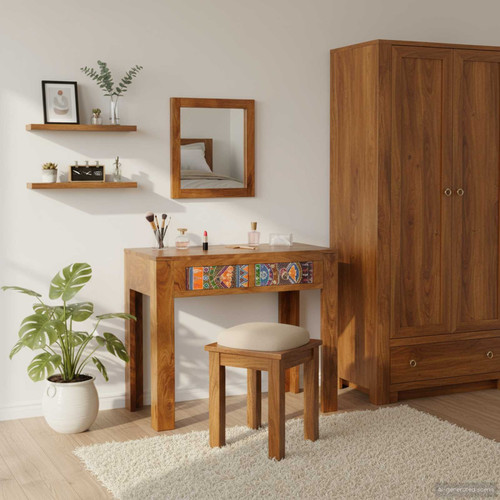 Comodino marrone 90x45x75cm - marrone,