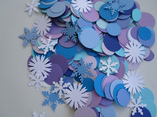Confetti frozen winter - frozen,,
