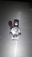 LEGO SH0564 war machine iron man avengers endgame white jumpsuit USATA OTTIMA