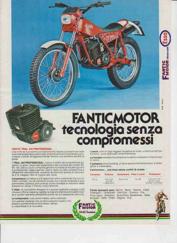 Advertising pubblicità fantic - advertising,