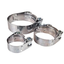 Fascette Gamme 17 fino A 252 MM Stringitubo Morsetto Tubo Acciaio Inox 2A
