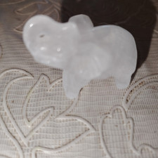 Collezione animali in pietra elefante quarzo ialino