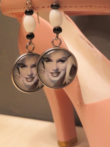 Orecchini pendenti cabochon - , in