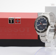 [N MINT/Box] Orologio Uomo TISSOT PRS516 T044430A Blu AT Giorno/Data 42mm...
