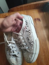 Superga Bianche Macramè 37