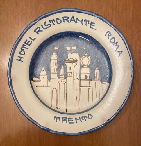 Piatto buon ricordo trento - ricordo,