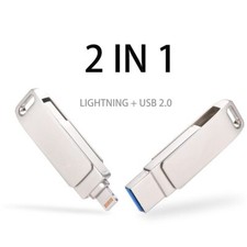 Disco 2 in 1 USB 3.0 U 256 GB 512 GB 1 TB 2 TB chiavetta di memoria flash drive penna per iPhone