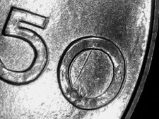 50 LIRE 1973 ERRORE - FRATTURA