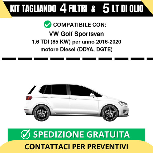 Tagliando per golf - per,