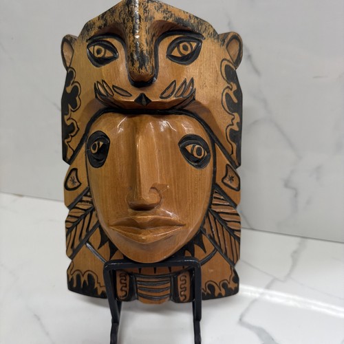 Maschera tribale legno - maschera,