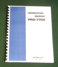 Yaesu FRG-7700 Manuale di