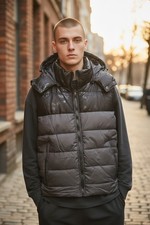 STILL ABBIGLIAMENTO PIUMINO SMANICATO UOMO CON CAPPUCCIO