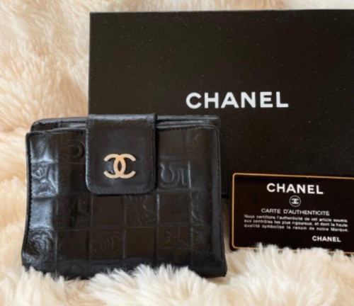Portafoglio chanel logo - chanel,