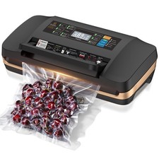 Macchina Sigillatrice Sottovuoto 95kpa,Commerciale Completa Automatica Sigillatrice Alimenti,Potente Se...