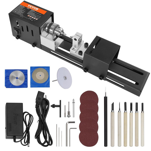 Mini tornio per legno - mini, 96w