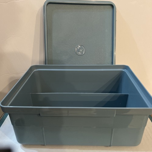 Vintage tupperware blue - vintage, n