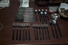 set posate da 6 in acciaio