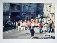 CALCIO ULTRAS TRIESTINA tifosi manifestazione corteo 1988 Trieste FOTO