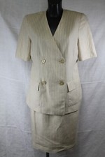 tailleur Luisa Spagnoli, in lino beige chiaro ottimo stato, taglia M alto 74 spa