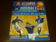 ALBUM AZZURRO MONDIALE dalle origini al 2002 COMPLETO MENO 45 - EDICOLA !!