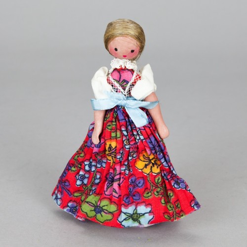Czech folk costume - costume, wooden